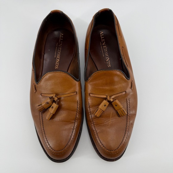 Allen Edmonds Grayson Mens 9 D Tan Leather Tassel Loafers Dress Shoes 8
USA - Picture 4 of 10
